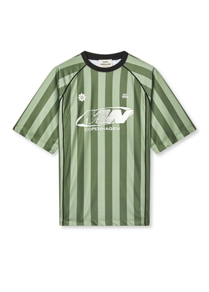Manna shiny sport tee Four Leaf Clover/Whitecap Mads Nørgaard 